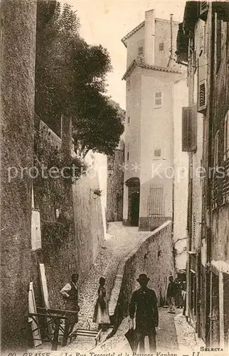 AK / Ansichtskarte Grasse_Alpes_Maritimes La Rue Trecastel et la Passage Vauban Grasse_Alpes_Maritimes