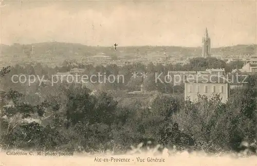 AK / Ansichtskarte Aix en Provence Vue generale Aix en Provence