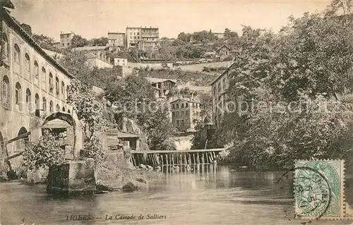 AK / Ansichtskarte Thiers la Cascade de Salliers Thiers