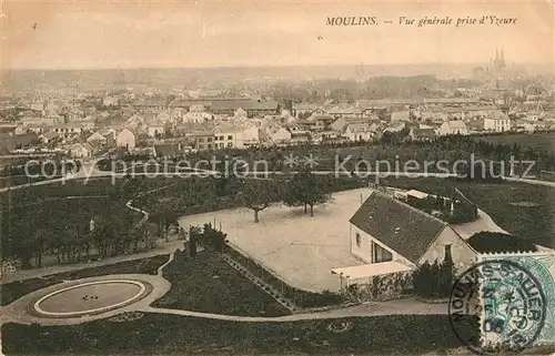 AK / Ansichtskarte Moulins_Allier Vue generale prise d Yzeure Moulins Allier