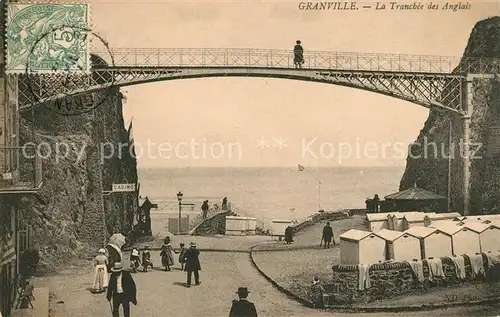 AK / Ansichtskarte Granville_Manche La Tranchee des Anglais Granville_Manche