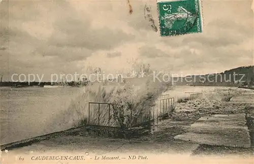 AK / Ansichtskarte Caudebec en Caux Le mascaret Caudebec en Caux