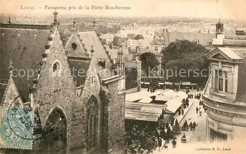 AK / Ansichtskarte Laval_Mayenne Panorama pris de la Porte Beucheresse Laval Mayenne