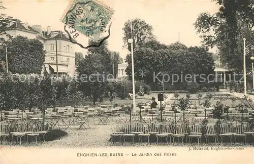 AK / Ansichtskarte Enghien les Bains Le Jardin des Roses Enghien les Bains