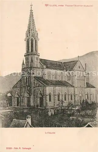 AK / Ansichtskarte Willer_Haut_Rhin_Elsass Eglise Willer_Haut_Rhin_Elsass