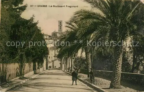 AK / Ansichtskarte Grasse_Alpes_Maritimes Le Boulevard Fragonard Grasse_Alpes_Maritimes