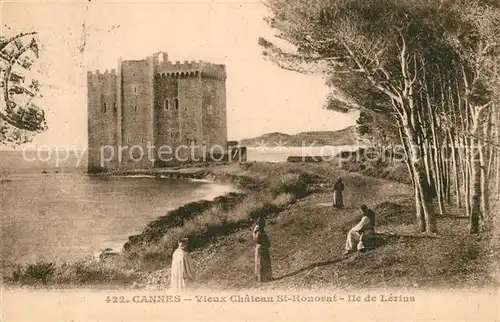 AK / Ansichtskarte Cannes_Alpes Maritimes Vieux Chateau St Honorat Ile de Lerins Cannes Alpes Maritimes