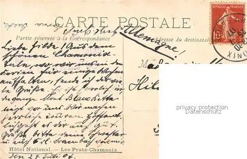 AK / Ansichtskarte Chamonix Le Montanvert et le Dru Chamonix