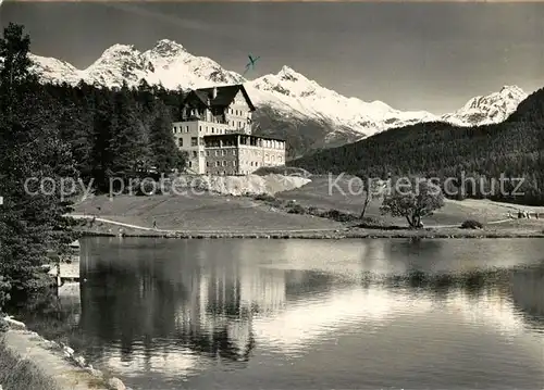 AK / Ansichtskarte St_Moritz_GR Hotel Waldhaus St_Moritz_GR