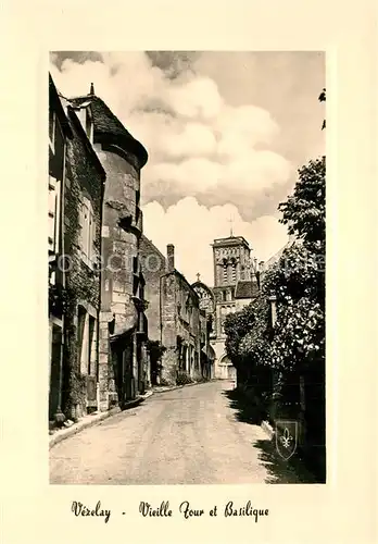 AK / Ansichtskarte Vezelay Vieille Tour et Basilique Vezelay