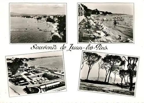 AK / Ansichtskarte Juan les Pins Teilansichten Strandpartien Juan les Pins