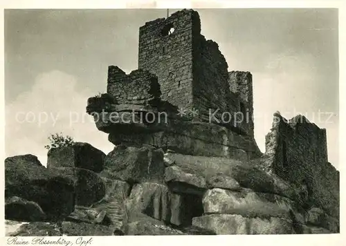 AK / Ansichtskarte Flossenbuerg Ruine Flossenbuerg Flossenbuerg