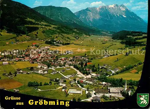 AK / Ansichtskarte Groebming_Steiermark Fliegeraufnahme Groebming_Steiermark