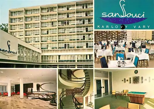 AK / Ansichtskarte Karlovy_Vary Sanatorium Sanssouci Karlovy Vary