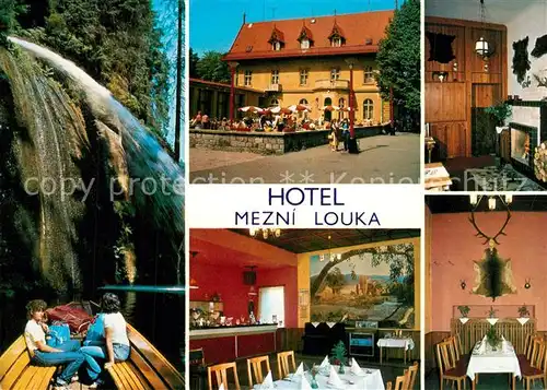 AK / Ansichtskarte Hrensko Hotel Mezni Louka Details Hrensko