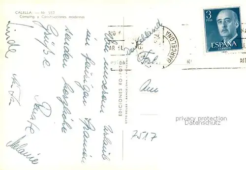 Calella Camping y Construcciones modernos Calella