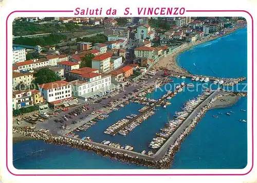 San_Vincenzo_Toscana Fliegeraufnahme mit Hafen San_Vincenzo_Toscana