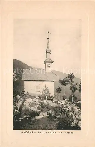 Samoens Jardin Alpin La Chapelle Samoens