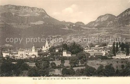 Gex et le Col de la Faucille Gex