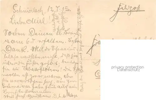 Urbeis Panorama Unterdorf Vogesen Feldpost Urbeis