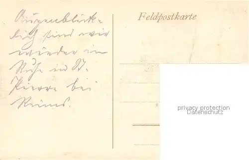 Vouziers Palais de Justice Justizpalast Feldpost Vouziers