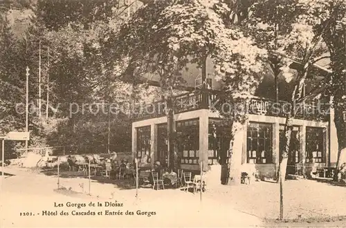 Les_Houches Les Gorges de la Diosaz Hotel des Cascades Entree des Gorges Les_Houches