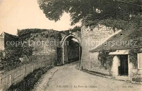 Falaise_Calvados La Porte du Chateau Falaise_Calvados