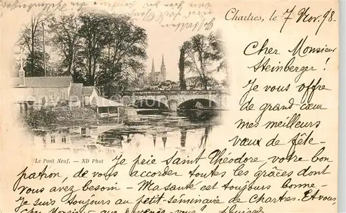 Chartres_Eure_et_Loir Le Pont Neuf Chartres_Eure_et_Loir