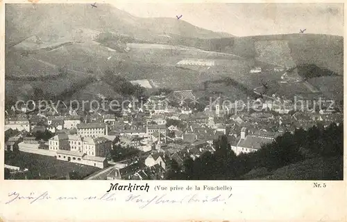 Markirch Vue prise de la Fonchelle les Vosges Feldpost Markirch