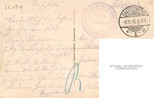 AK / Ansichtskarte Saargemuend Fabrik Kasino Saargemuend