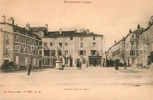 AK / Ansichtskarte Mirecourt Place Jeanne d Arc Monument Mirecourt