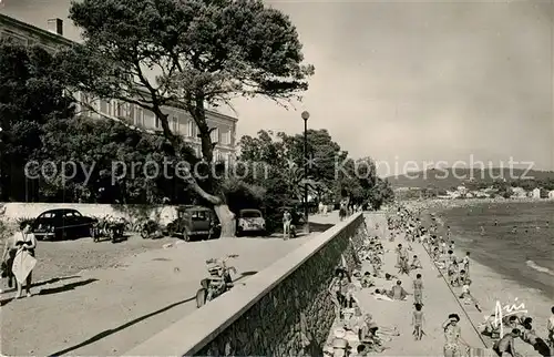 AK / Ansichtskarte Les_Sablettes La Plage et le Golf Hotel Promenade Cote d Azur Les_Sablettes