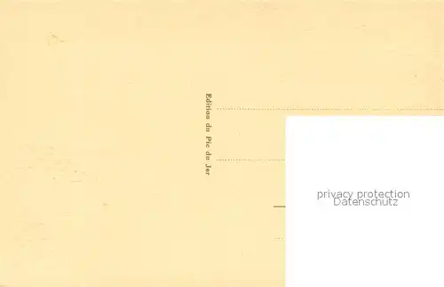 AK / Ansichtskarte Lourdes_Hautes_Pyrenees Le Pic du Jer Croisement du Funiculaire Lourdes_Hautes_Pyrenees