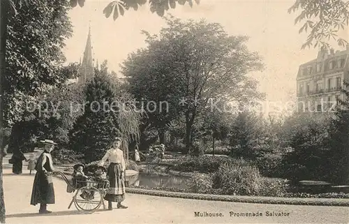AK / Ansichtskarte Mulhouse_Muehlhausen Promenade Salvator Mulhouse Muehlhausen