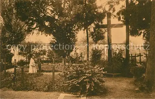 AK / Ansichtskarte Oelenberg_Elsass Abtei Friedhof Abbay du Mont des Olives Cimetiere Oelenberg_Elsass