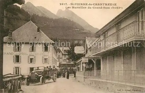 AK / Ansichtskarte Saint Pierre de Chartreuse Les Murailles du Grand Som Saint Pierre de Chartreuse