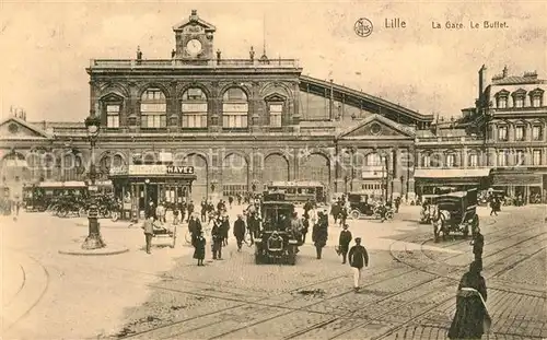 AK / Ansichtskarte Lille_Nord La Gare Le Buffet Bahnhof Lille_Nord