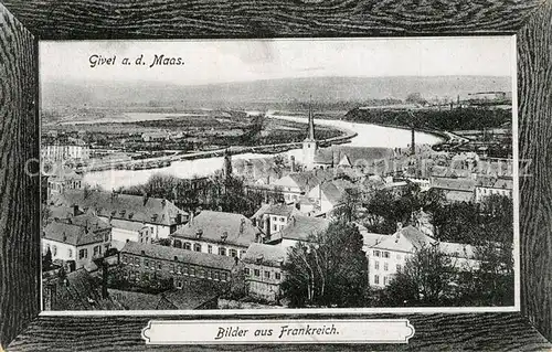 AK / Ansichtskarte Givet_Ardennes Panorama Serie Bilder aus Frankreich Bilderrahmen Givet Ardennes