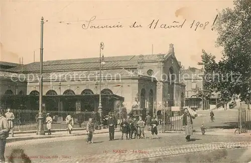 AK / Ansichtskarte Nancy_Lothringen La Gare Bahnhof Nancy Lothringen