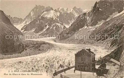 AK / Ansichtskarte Chamonix Mer de Glace et Gare du Montenvers Alpes Chamonix