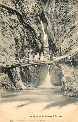 AK / Ansichtskarte Servoz Gorges de la Diosaz Servoz