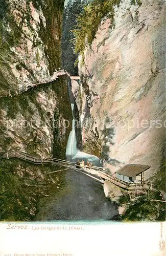 AK / Ansichtskarte Servoz Les Gorges de la Diosaz Servoz