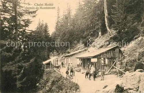 AK / Ansichtskarte Chamonix Chalet Moitie chemin de Montenvert Chamonix