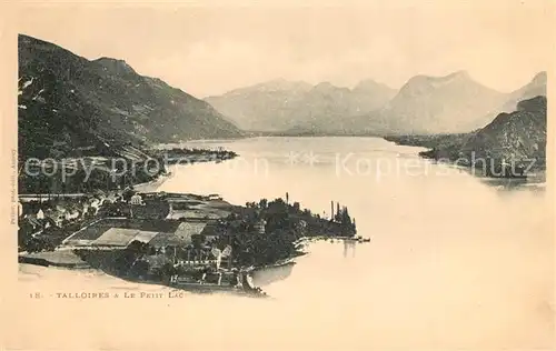 AK / Ansichtskarte Talloires et le Petit Lac Alpes Talloires