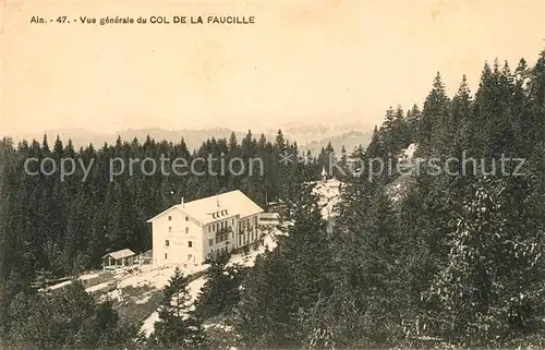 AK / Ansichtskarte Col_de_la_Faucille Vue generale Jura Col_de_la_Faucille