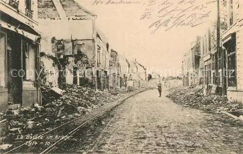 AK / Ansichtskarte La_Bassee im Kriege Westlicher Kriegsschauplatz 1. Weltkrieg La_Bassee