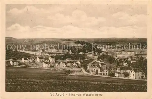 AK / Ansichtskarte Saint Avold Panorama Blick vom Wenheckerberg Saint Avold