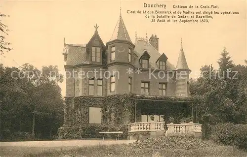 AK / Ansichtskarte Donchery Chateau de la Croix Piot Donchery