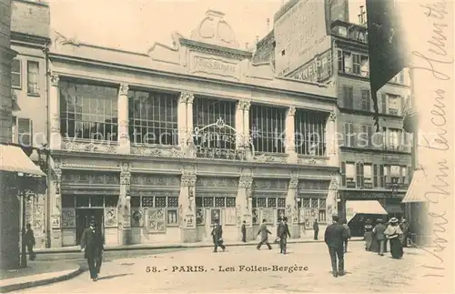 AK / Ansichtskarte Paris Les Folies Bergere Paris
