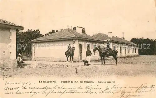 AK / Ansichtskarte Poitou Charentes Camp Militaire La Braconne Quartier de MM. les Officiers Salle a manger Poitou Charentes